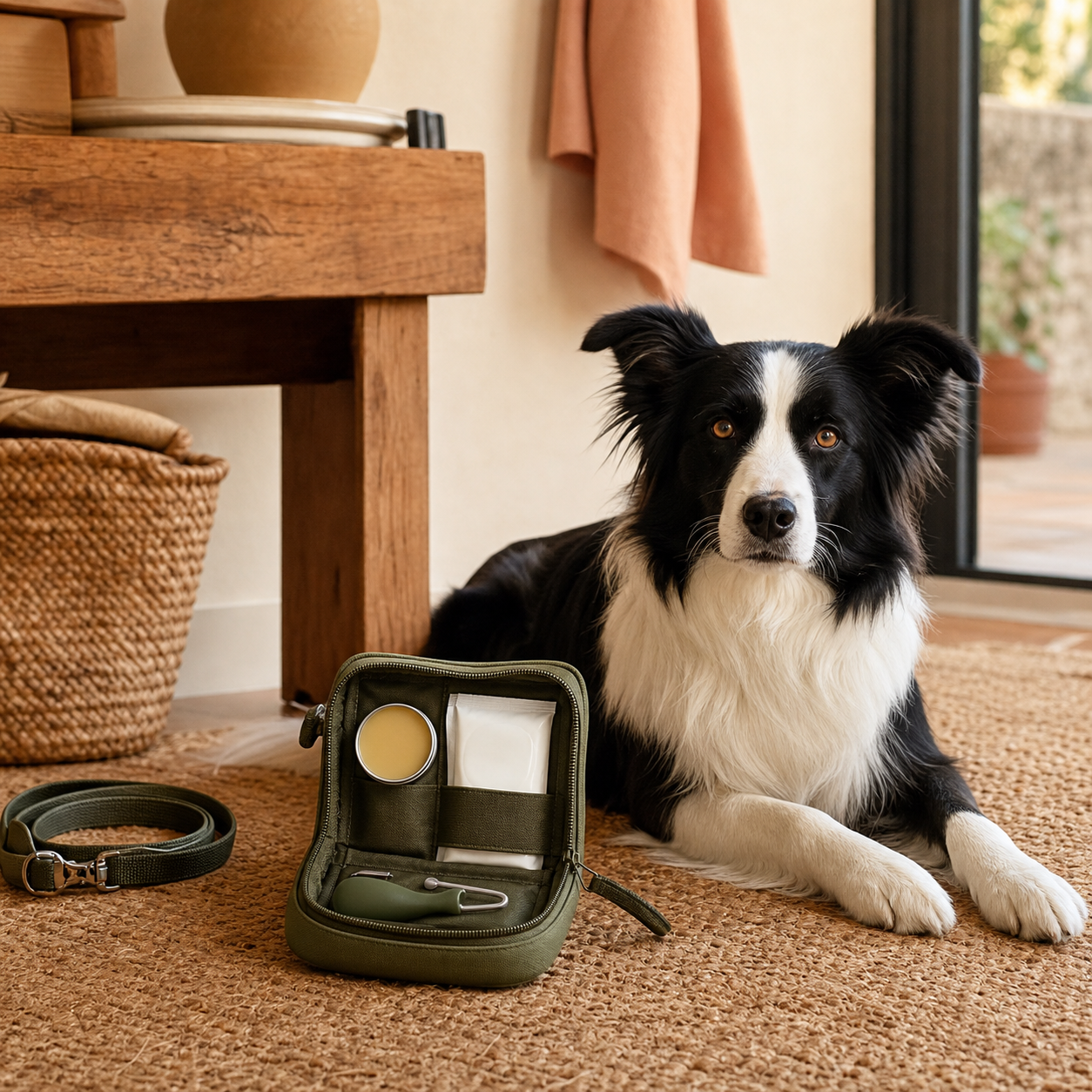 Kit de soin pour chien à la maison