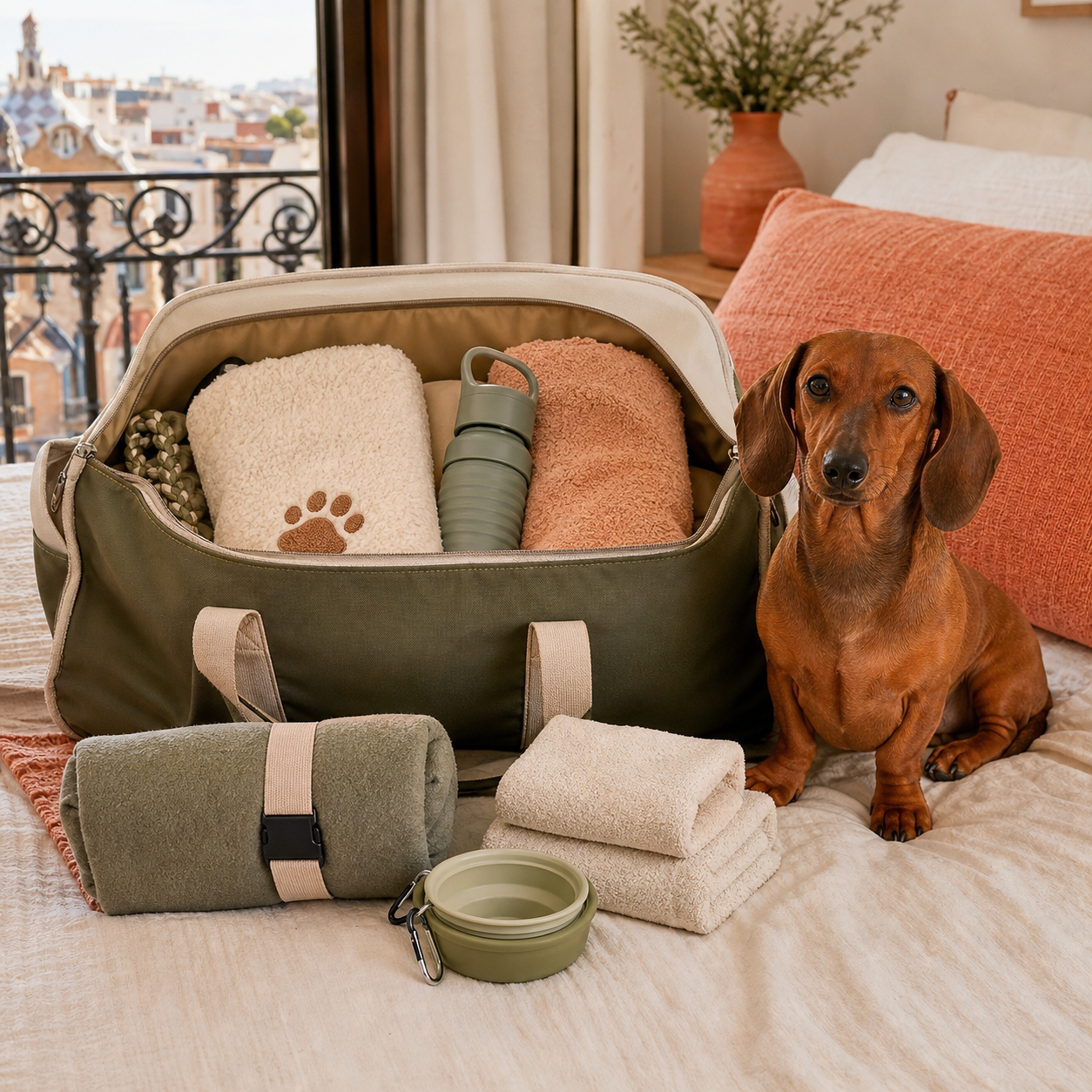 Kit de voyage pour chien